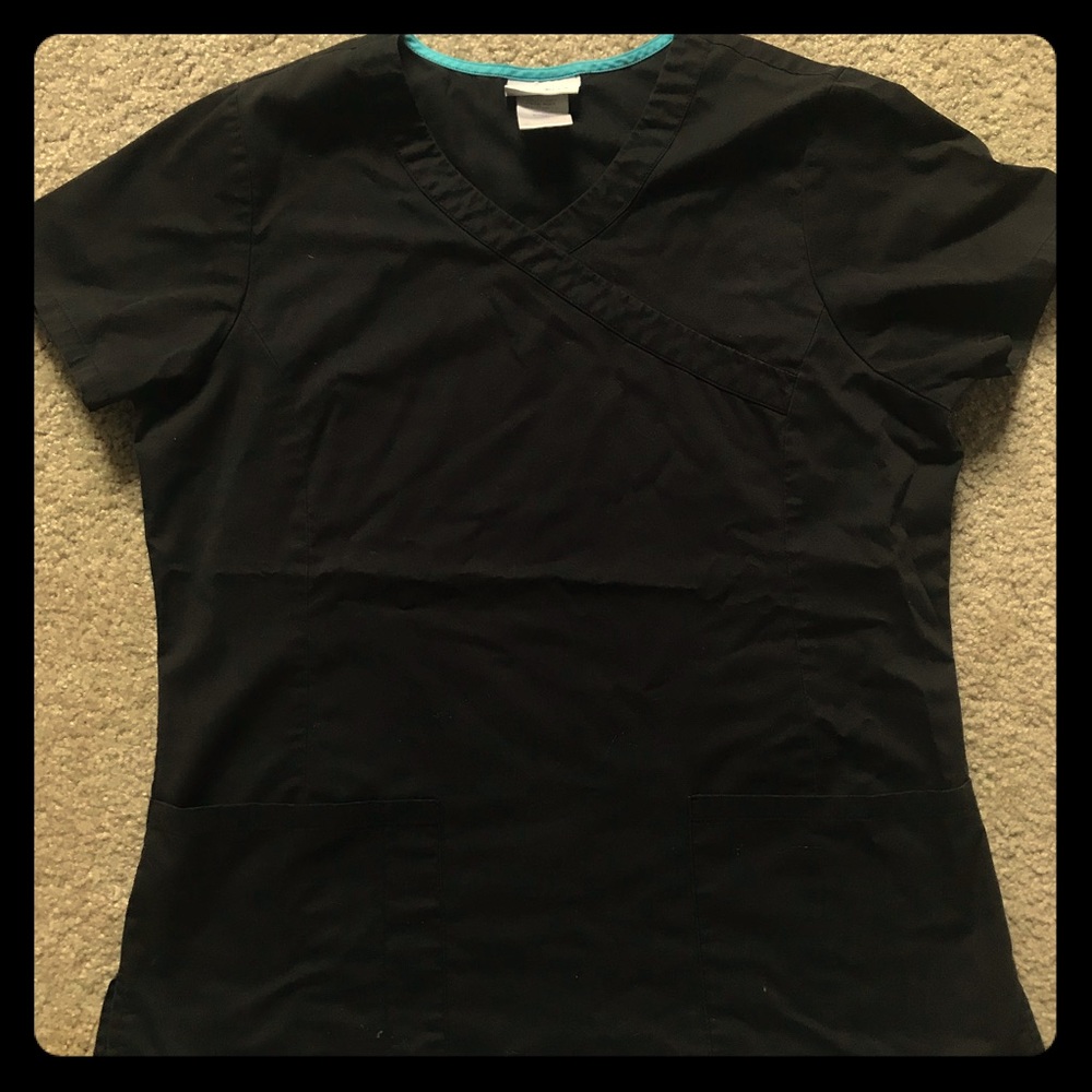Black Scrub Top